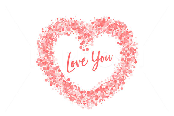 Download Valentines Day Colored Heart Card - Valentines Collection