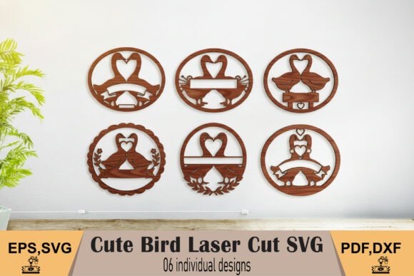 Download Romantic Goose Couple Laser Cut SVG - Laser cut Collection