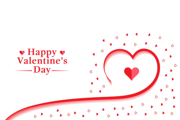Download Happy Valentines Day Heart Card Design - Valentines Collection