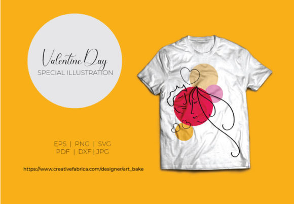 Download Cute Couple Line Art for Valentines 2022 - Valentines Collection