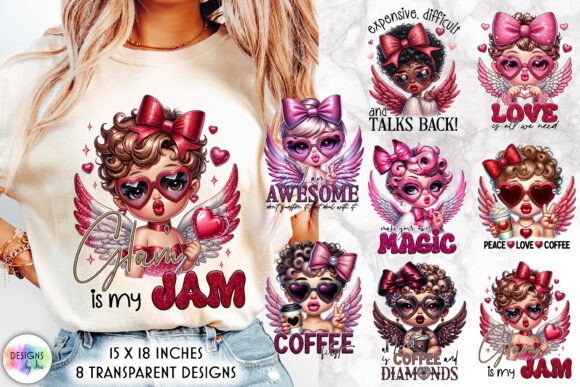 Download Vintage Valentines Angel Cupid Bundle - Valentines Collection