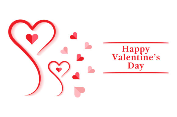 Download Happy Valentines Day Heart Card Design - Valentines Collection