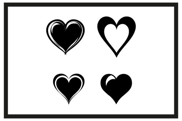Download Valentines Day Heart Silhouette Clipart - Valentines Collection