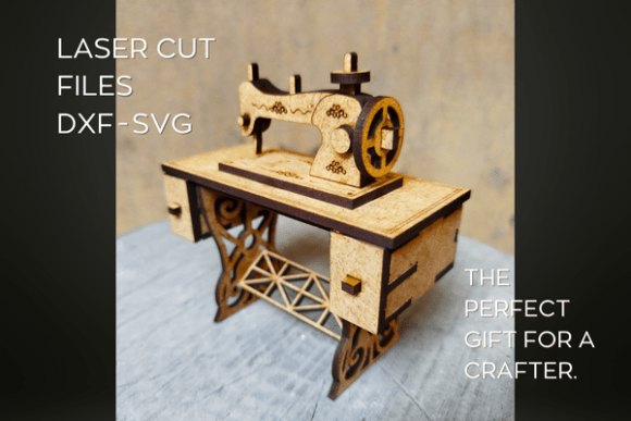 Download Sewing Machine Model Laser Cut Dxf - Svg - Laser cut Collection