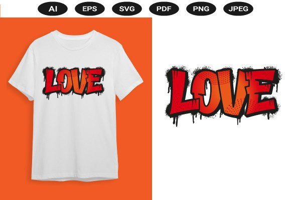 Download Love Graffiti Art for Valentines Day - Valentines Collection